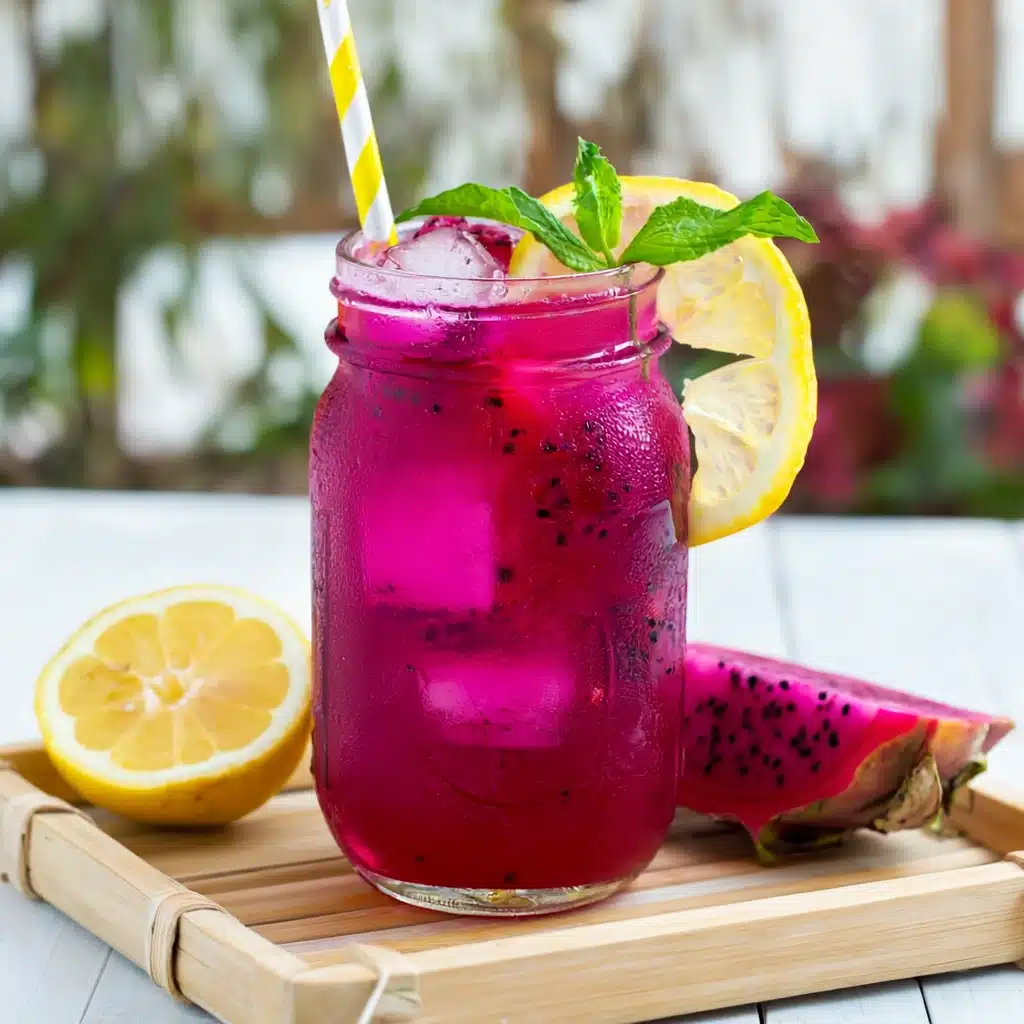 Dragon fruit spritzer – a trendy summer mocktail
