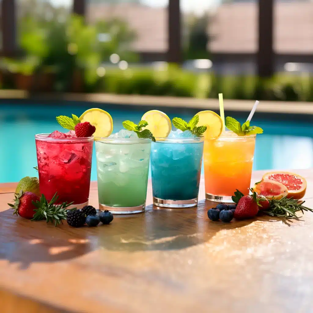 Easy mocktail recipes for summer featuring vibrant fruity drinks