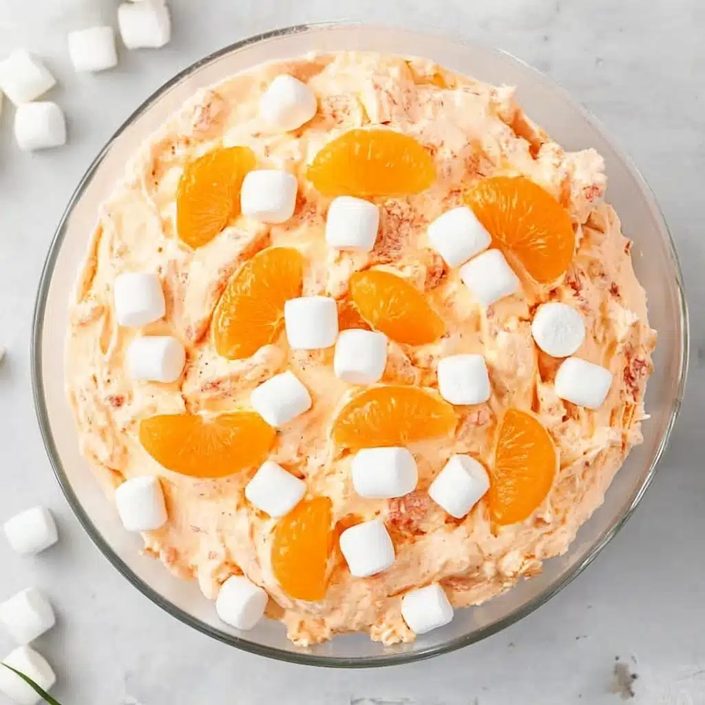 Ingredients for orange creamsicle salad