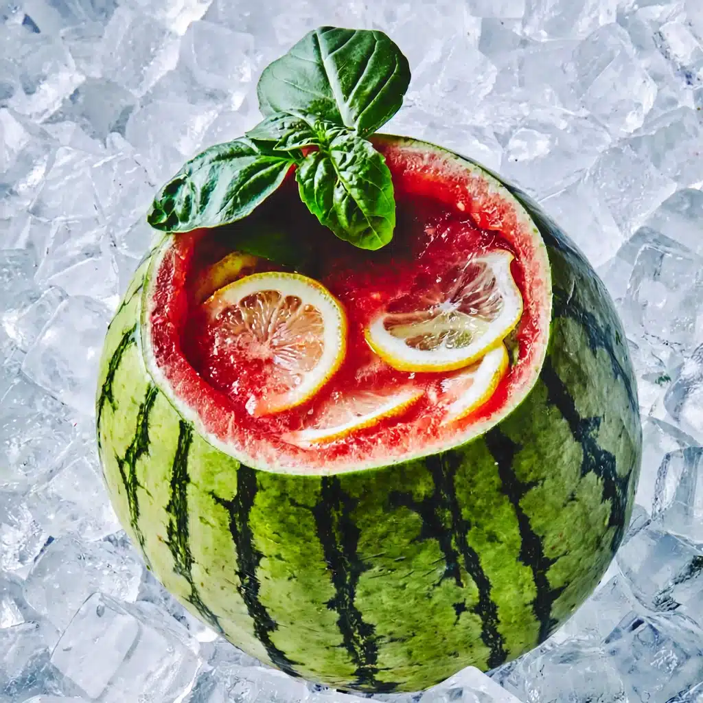Watermelon Basil Cooler Punch Recipe