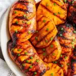 Juicy Hawaiian BBQ chicken recipe with pineapple glaze