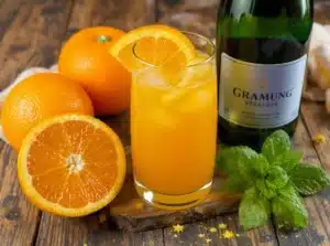 Merry Mimosa Mocktail ingredients