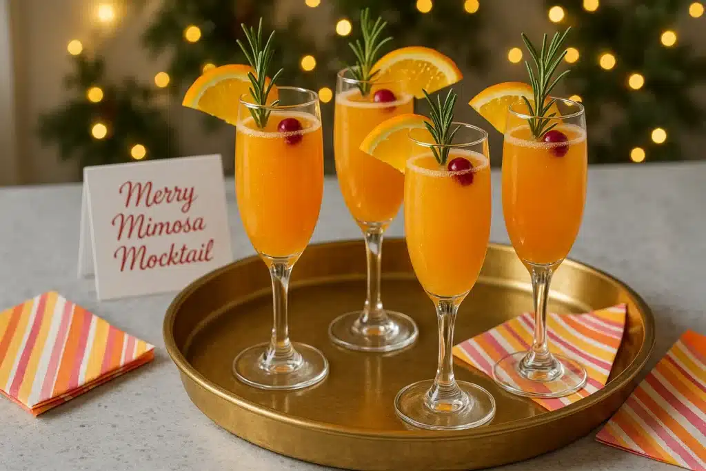 Merry Mimosa Mocktail