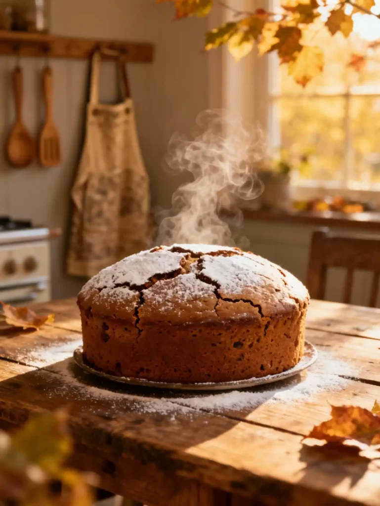 Quick and Easy Gingerbread Cake Fresh from the Oven