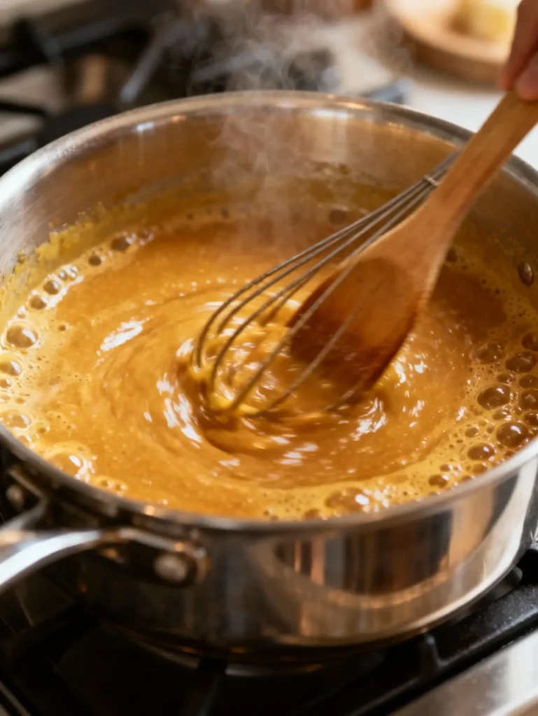 Making Roux for Mac and Cheese