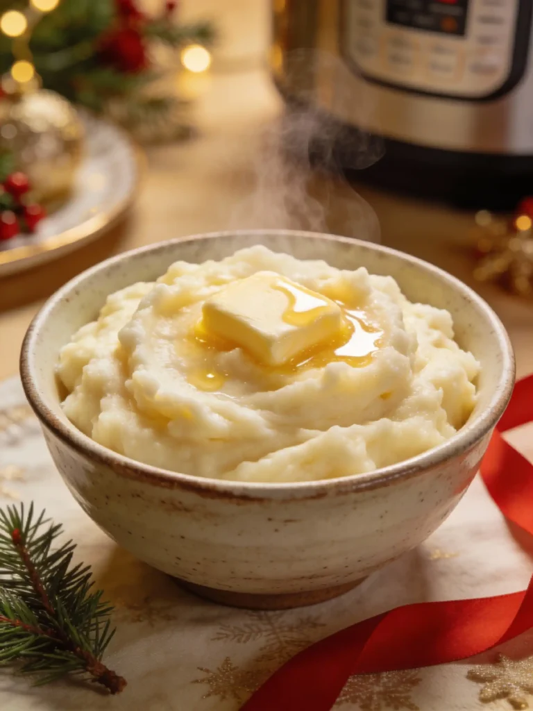 Instant Pot Mashed Potatoes with butter