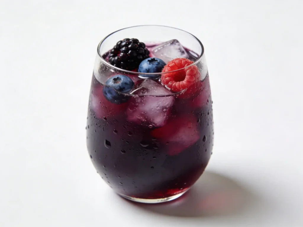 Bog Witch Berries drink with berry syrup