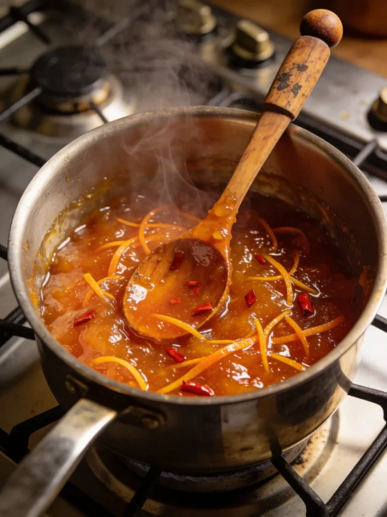 Cooking Orange–Chipotle Citrus Fire Jam