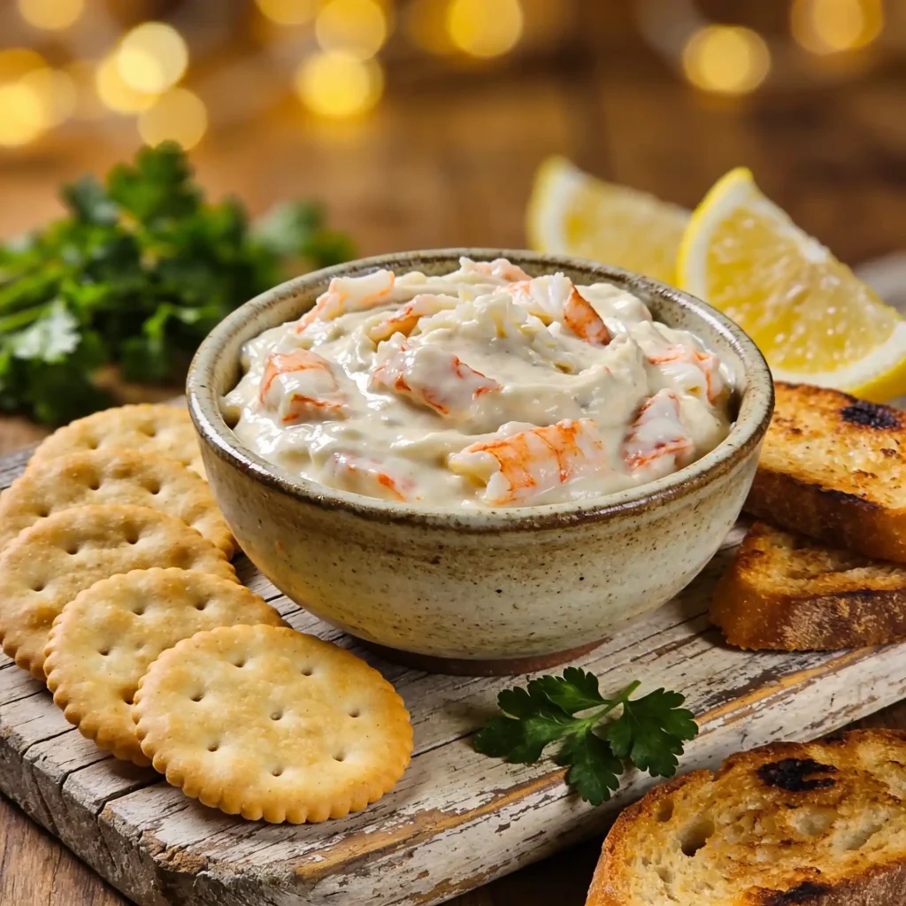 Joe's Crab Shack crab dip served with bread