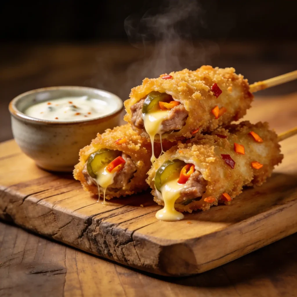 pickled possum poppers crispy appetizer