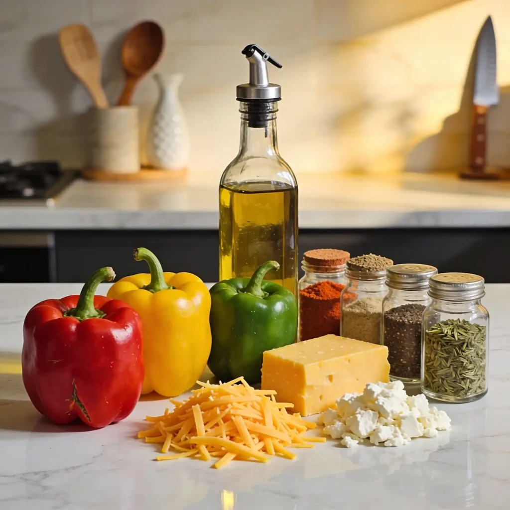 ingredients for pickled possum poppers