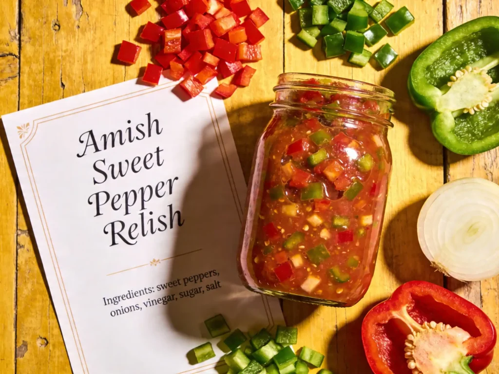Amish Sweet Pepper Relish Recipe