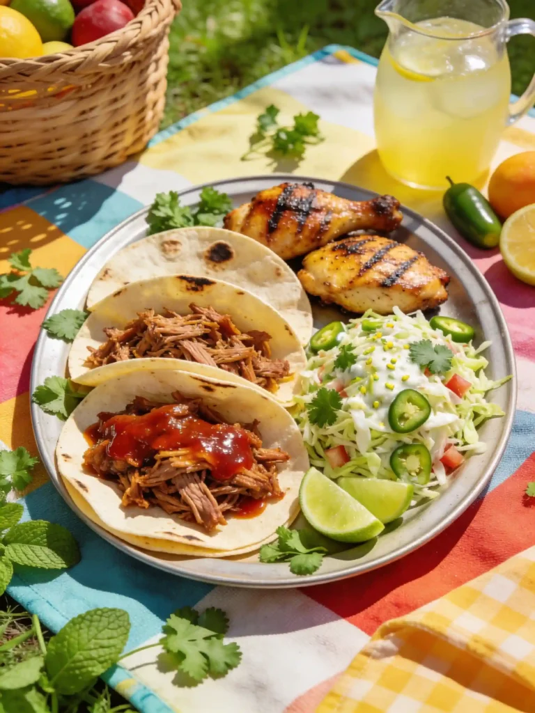 cilantro lime jalapeño slaw served with tacos and barbecue