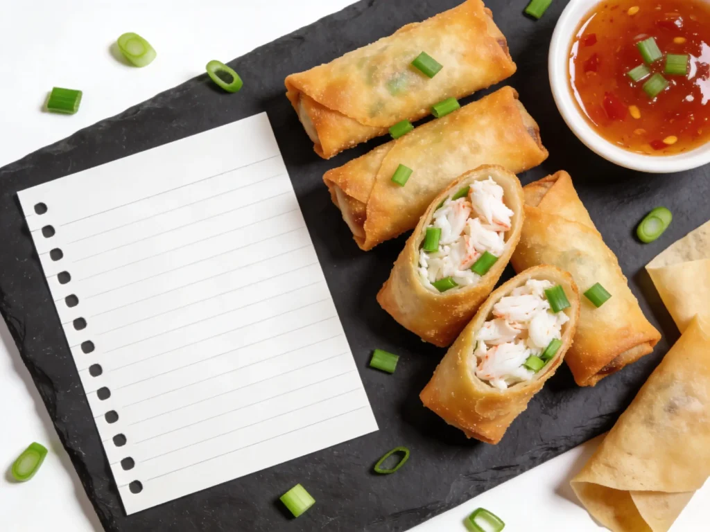 Crab Rangoon Egg Rolls Air Fryer Recipe