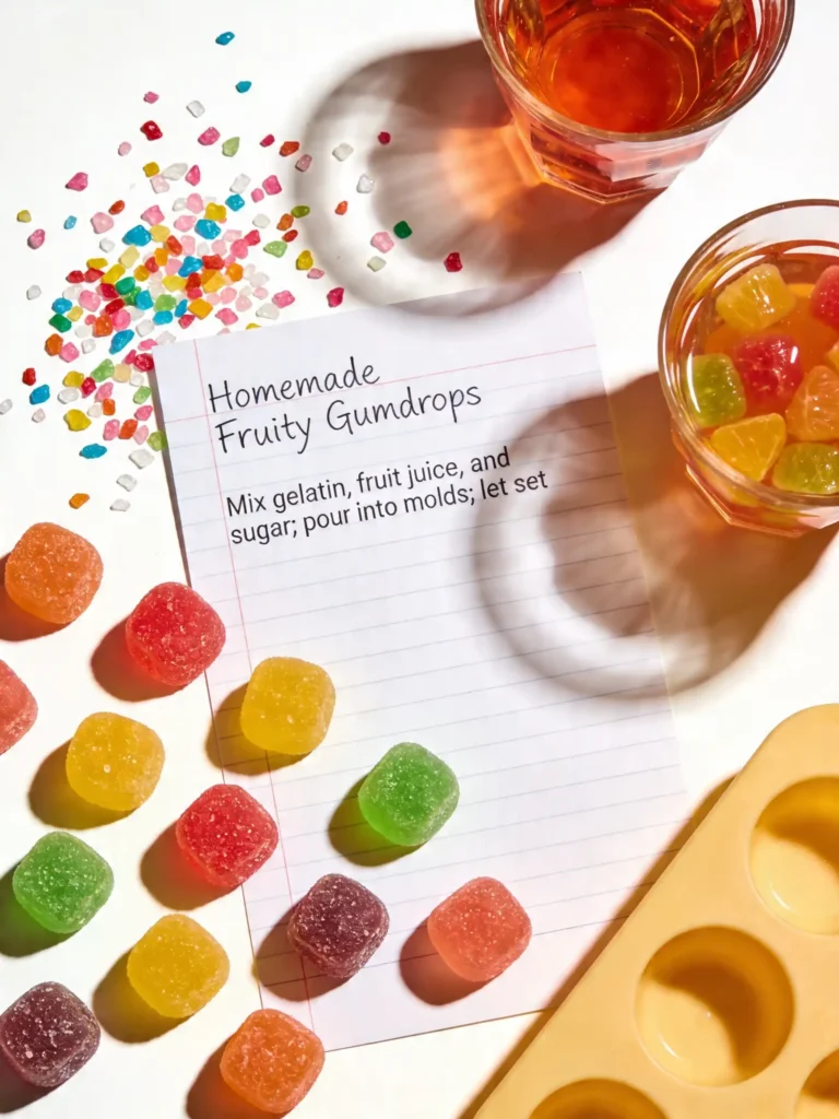 Fruity Homemade Gumdrops Recipe
