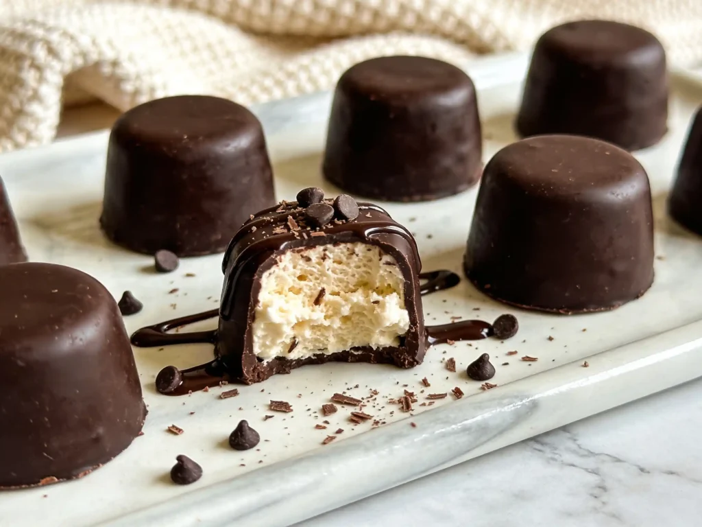 Keto Musketeer Candy Recipe served as bite-size low carb treats