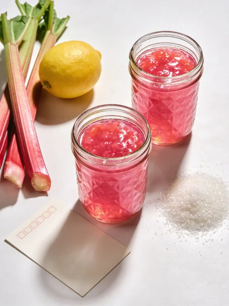 Old Fashioned Rhubarb Jelly Recipe