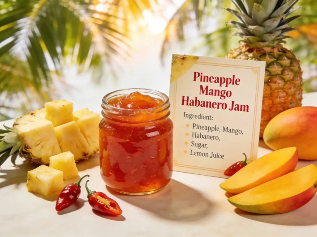 Pineapple Mango Habanero Jam Recipe